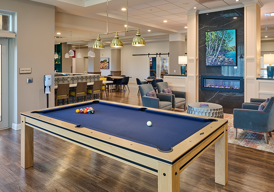 Activity room Signature Retirement Living